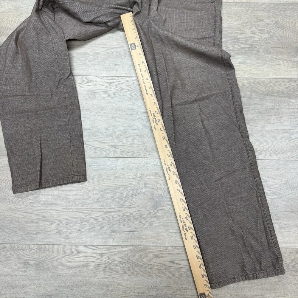 Peter Millar Brown Trouser Style Pants Men's Sz 34‎ Cotton Casual Golf